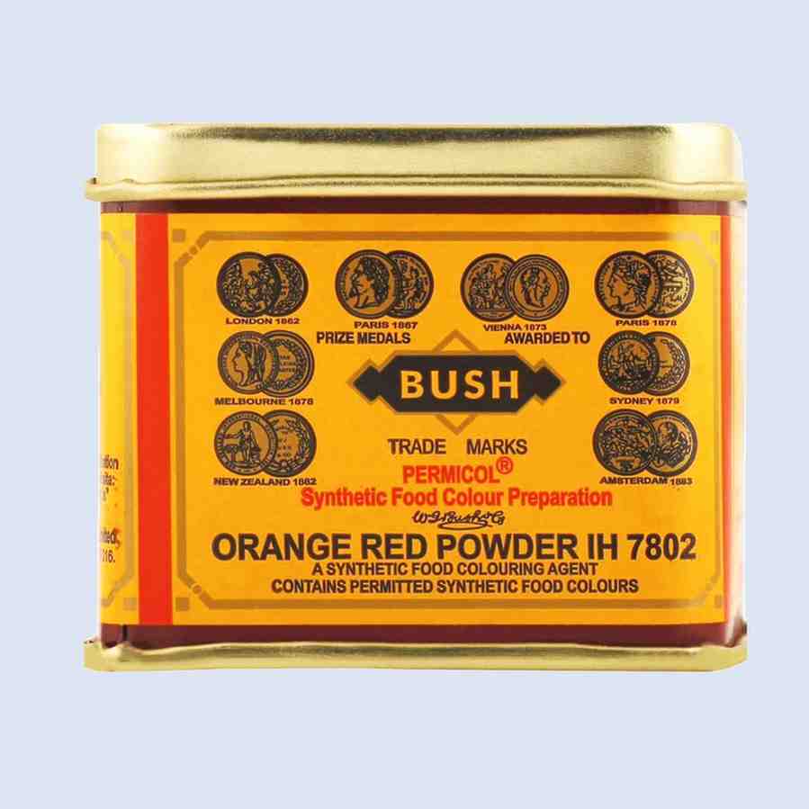 Bush - Orange Red Colour 100g